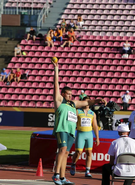 Tampere Finsko Července Kyle Blignaut Jižní Afriky Vyhrát Zlatou Medaili — Stock fotografie