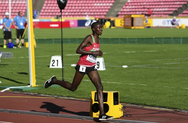 Tammerfors Finland Juli Rhonex Kipruto Från Kenya Vinna Första Guld — Stockfoto