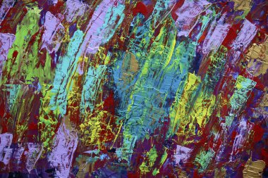 soyut sanat boya akrilik renk