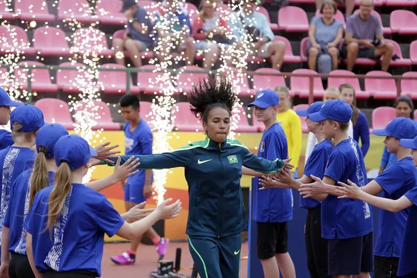 Tampere Finlandia Luglio Fabielle Samira Ferreira Dalla Brasile Sulla Finale — Foto Stock