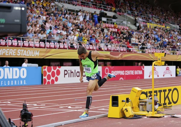 Tampere Finlândia Julho Manuel Dias Portugal Decatlo Pelo Campeonato Mundial — Fotografia de Stock