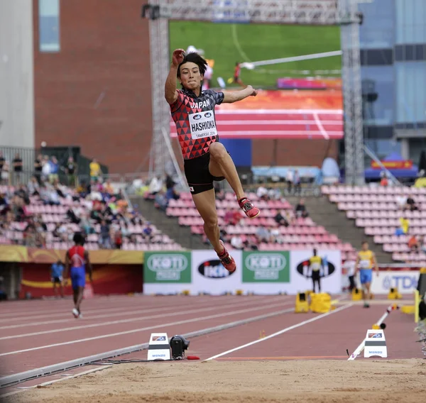 Tampero Finlandia Julio Yuki Hashioka Japón Gana Oro Final Salto —  Fotos de Stock