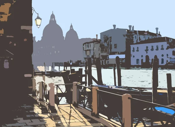 Grand Canal Venice Italien — Stockfoto