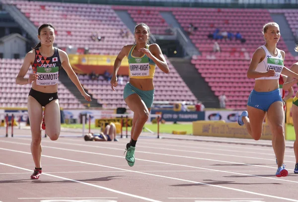 Jarmillia Murphy Knight Viivi Lehikoinen Ruta Okulic Kazarinait 400 Meter – stockfoto