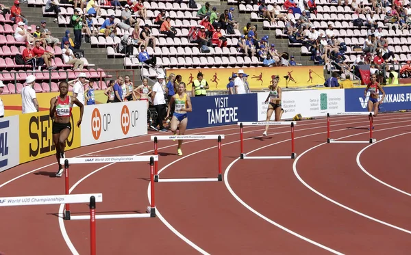 Tampere Finsko Července Yasmin Giger Sui Maryana Shostak Ukr Lisa — Stock fotografie