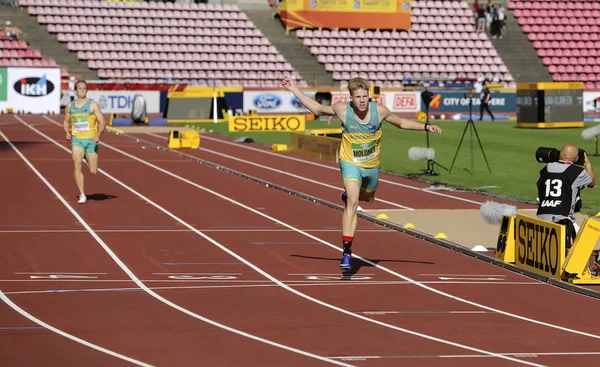 Tampere Finlandia Julio Ashley Moloney Gary Haasbroek Australia Ganan Medallas — Foto de Stock