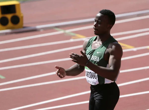 Tampere Finsko Července Abdu Ahmed Marzúq Saúdská Arábie 100 Mistrovství — Stock fotografie