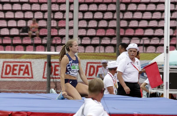 Tammerfors Finland Juli Agathe Guillemot Frankrike Höjdhopp Sjukamp Händelse Iaaf — Stockfoto