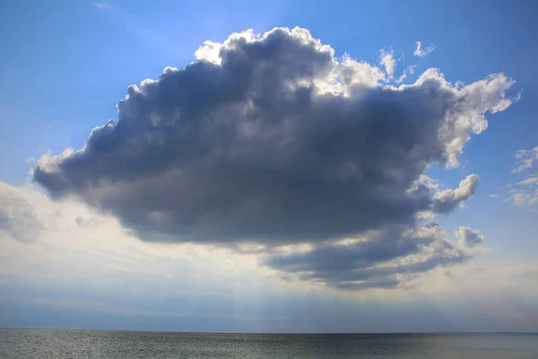 Majestic Blue Sky Background Clouds — Stock Photo, Image