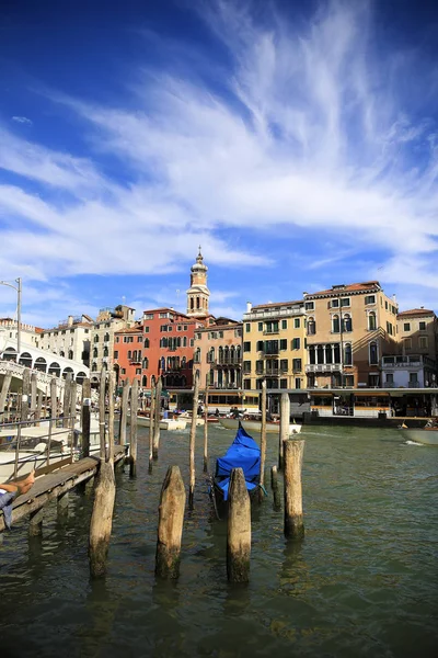 Venezia Vicino Ponte Rialto Italia — Foto Stock