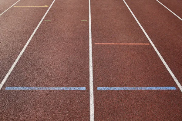 Terminar Líneas Pista Atletismo —  Fotos de Stock