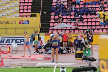  Iaaf Dünya U20 Şampiyonası Tampere, Finlandiya Temmuz, 2018.