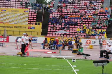  Iaaf Dünya U20 Şampiyonası Tampere, Finlandiya Temmuz, 2018.