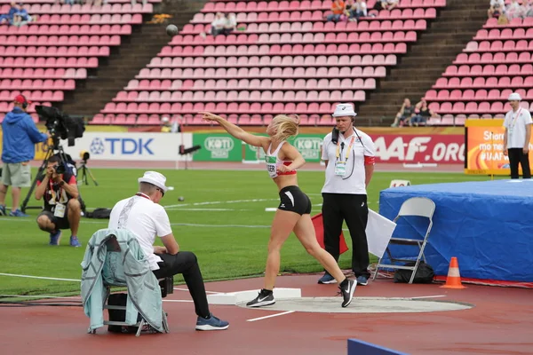 Campeonato Mundial U20 Iaaf Tampere Finlândia Julho 2018 — Fotografia de Stock