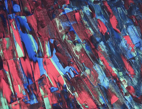 Абстрактная Живопись Акриловыми Красками — стоковое фото