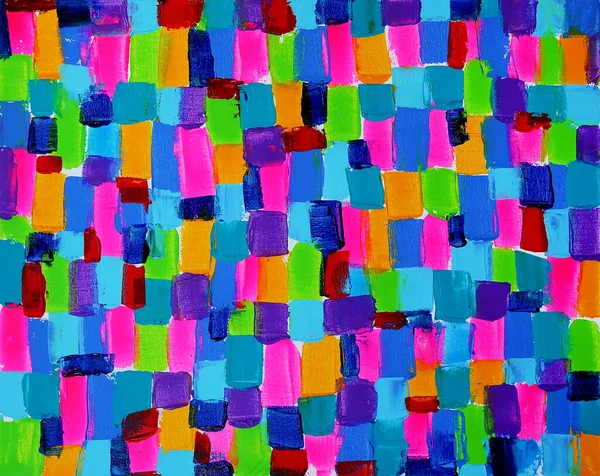 Abstract Art Painting Background Bright Colors — Stock Photo, Image