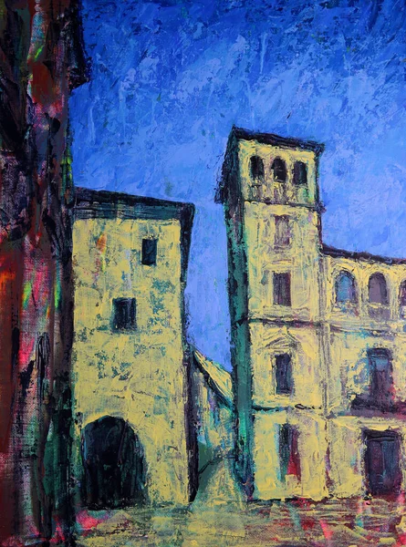 Pittura Arte Della Città Salamanca Spagna — Foto Stock