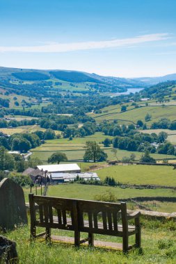 Ön koltukta ile Yorkshire yerler üzerinden Lofthouse üzerinden görüntülemek