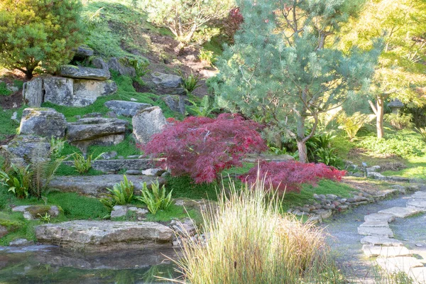 Traditional Japanese style  garden located in the UK