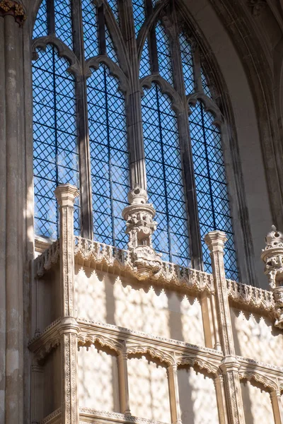 Norman Kilisede Büyük Pencere — Stok fotoğraf