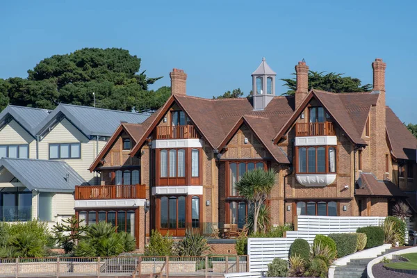 Poole Dorset Outubro 2018 Casa Luxo Sandbanks Poole — Fotografia de Stock