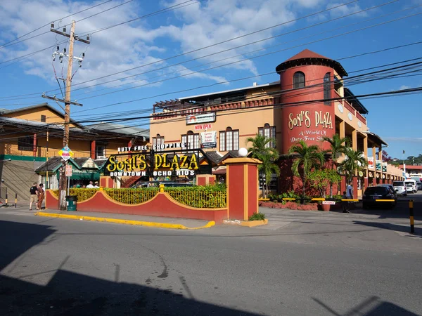 Ocho Rios Jamaïque Février 2019 Zone Shopping Touristique Dans Une — Photo