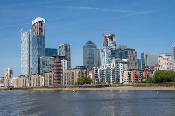 Londen Canary Wharf Verenigd Koninkrijk Mei 2019 Canary Wharf Torens — Stockfoto