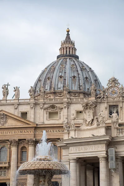 Basílica San Pedro Roma Italia Imagen De Stock