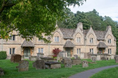 Witney Oxfordshire Uk - 18 Temmuz 2020 Witney St Mary 's Green Almshouses