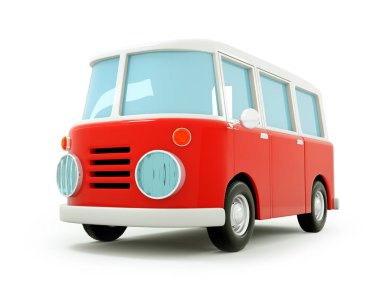 van cartoon 3d