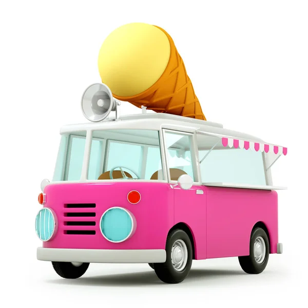 Camion del gelato — Foto Stock