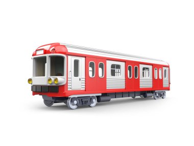Metro tren 3d