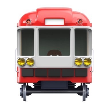 Metro tren 3d açık
