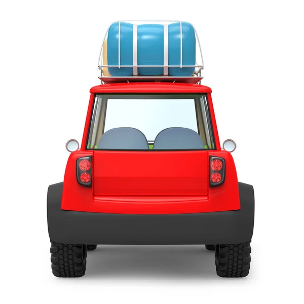 SUV small modern back — Stock Photo, Image