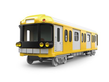 Metro tren 3d