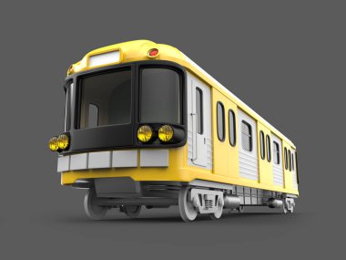 Metro tren 3d