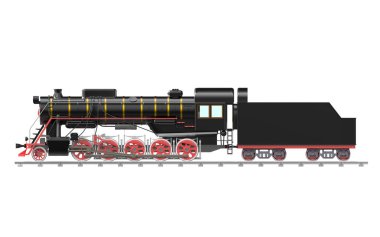 Eski Rus buhar tren tarafı