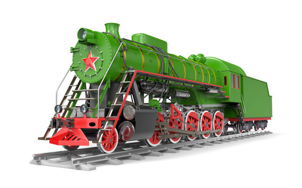 old russian steam train