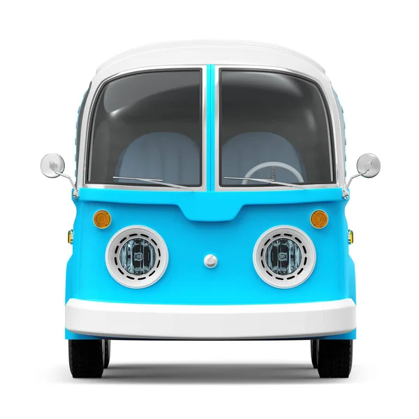 Van Retro Cartoon Front — Stockfoto