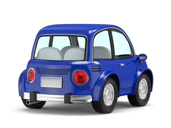 Car small cartoon back — Stock Photo, Image