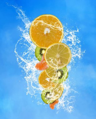 Yaz ve ilkbahar meyve serisi - c vitamini meyve kompozisyonu