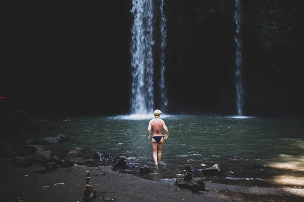 Paisagem Bela Cachoeira Bali — Fotografia de Stock