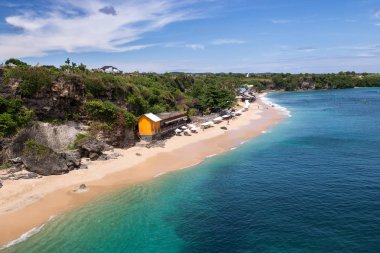Deniz manzarası güzel Bali yaz tatil.