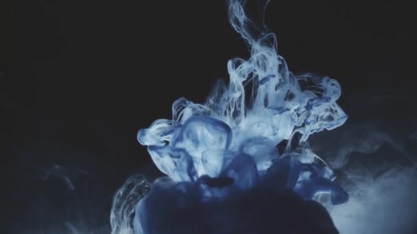 Abstract Ink colour flowing in water — Stock Video