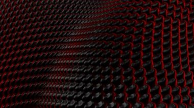 Kırmızı ve siyah soyut dalgalar arka plan