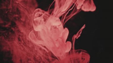 Suda akan soyut mürekkep rengi