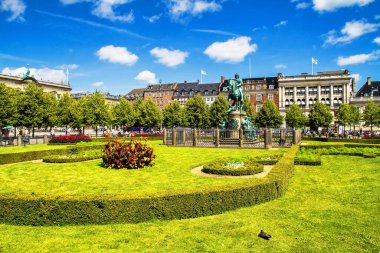 Kongens Nytorv - King 's New Square - Kopenhag Danimarka' da bir halk meydanı