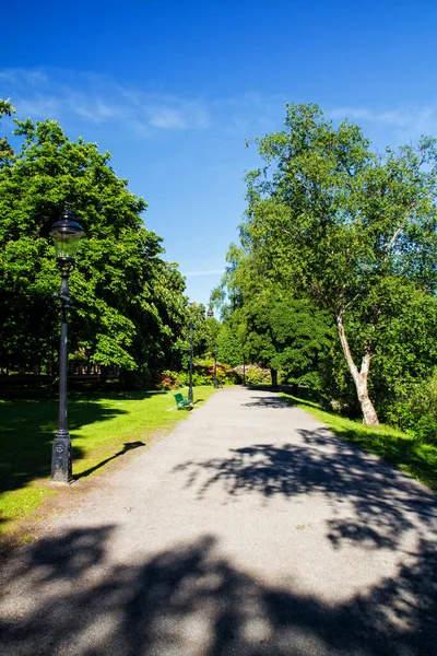 Park Stockholmu Švédsko — Stock fotografie