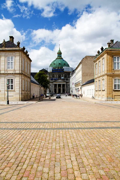 フレデリク教会 デンマーク語 Frederks Kirke デンマーク語 Marble Church デンマークのコペンハーゲンにある教会 — ストック写真