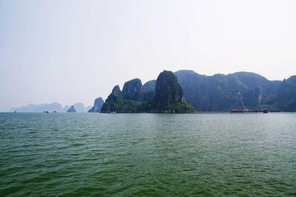 Foggy Halon Bay Vietnam Por Mañana Temprano — Foto de Stock